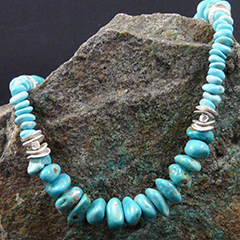 castle dome turquoise necklace